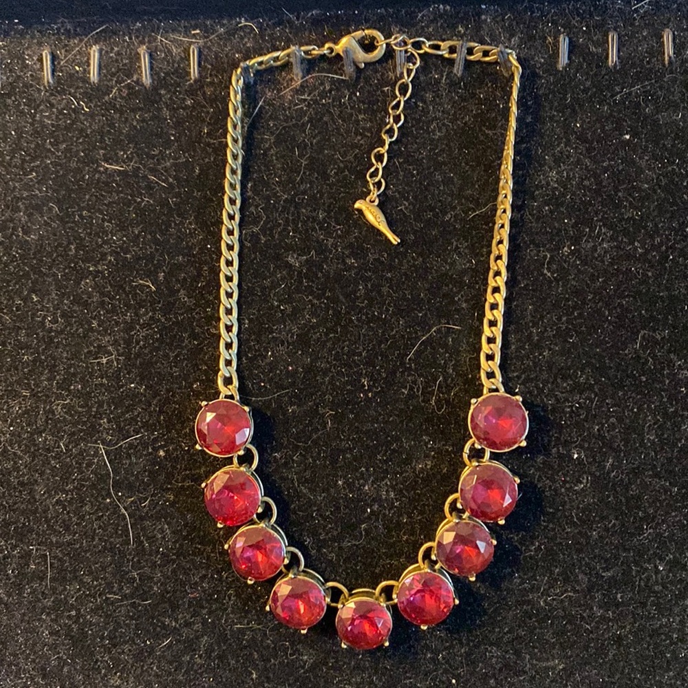 Chloe & Isabel Retro Glam Round Cut Necklace; Matches Ring (size 6)